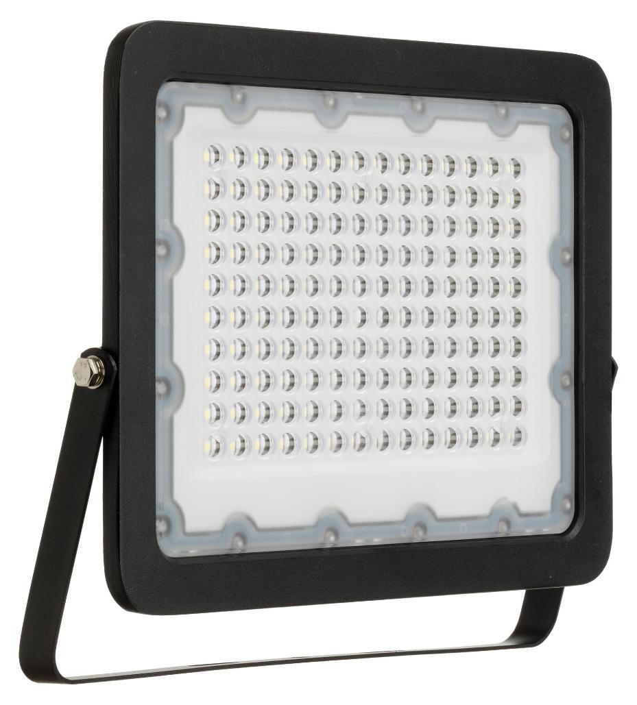 100W Ultra Slim Floodlight, 6000K, 9400lm, Black - MET100-60