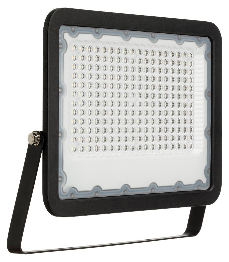 150W Ultra Slim Floodlight, 6000K, 14300lm, Black - MET150-60