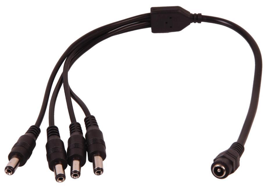 4 Way Splitter Cable for Inline PSU - HAY-PSU-4WAYSPLIT