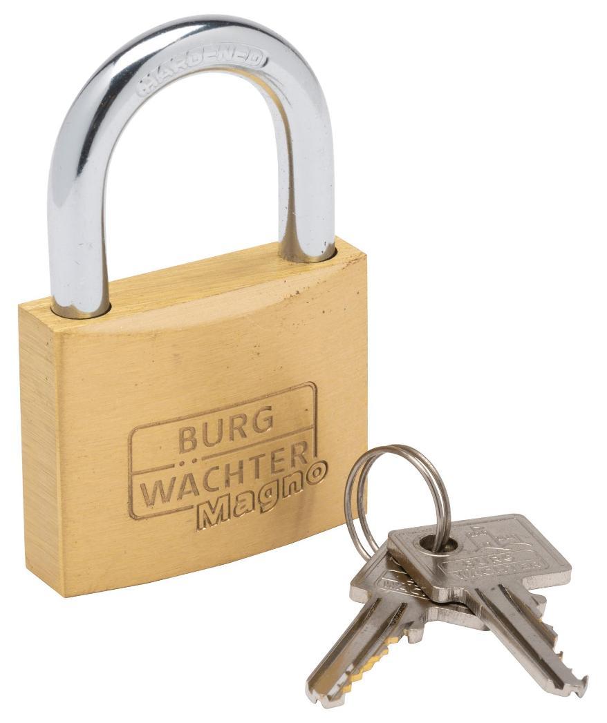 50mm, Solid Brass Keyed Alike Padlock - MAGNO 50MM KEYED ALIKE