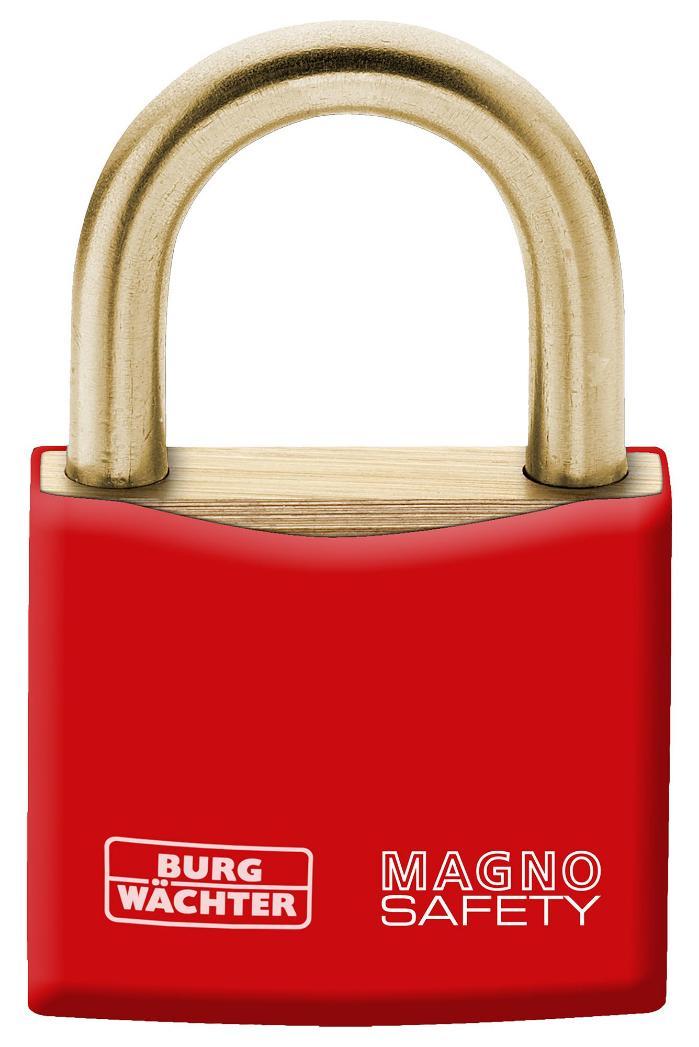 40mm, Anti-Spark Solid Brass Padlock, Red - 410 40 RED
