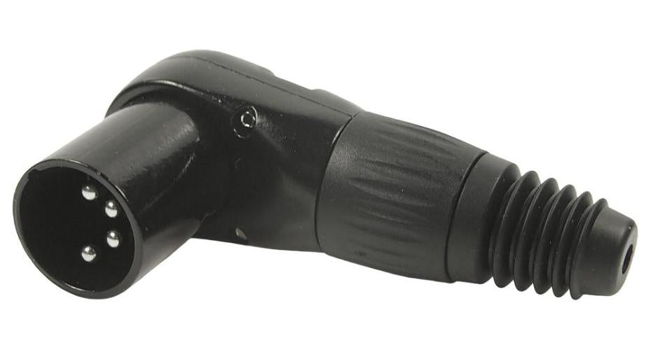 4 Pole Right Angle XLR PLug, RAMP, Multi Position - FC619304