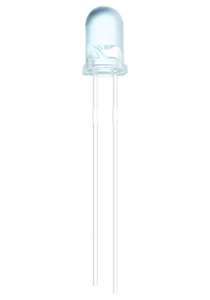 5mm T-1 3/4 Blue LED, 20mA, 3.2V, 467nm - MP000438