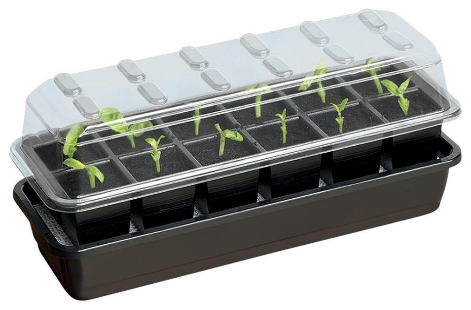 12 Cell Self-Watering Propagator Seed Success Kit - G166