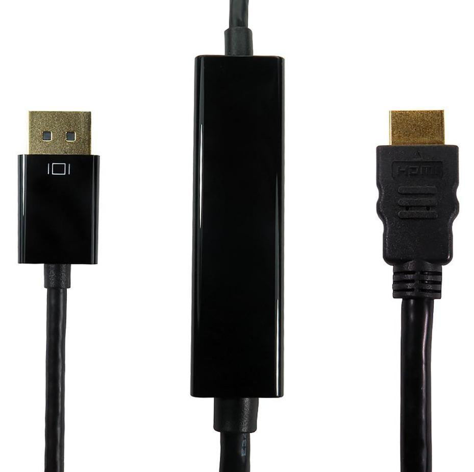 4K 60Hz DisplayPort to HDMI Cable, 3m Black - PSG91940