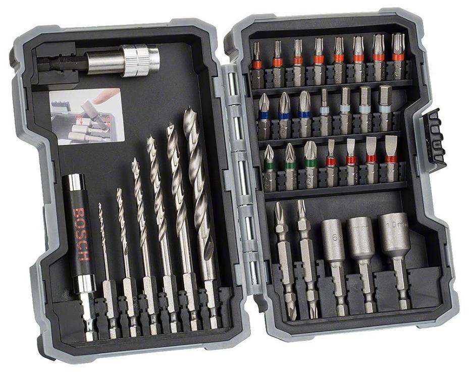 HSS Drill & Screwdriver Bit Set, 35 Piece - 2607017327