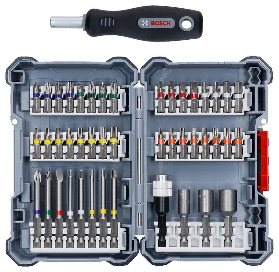 Screwdriver Bit Set & Handle, 45 Piece - 2607017693