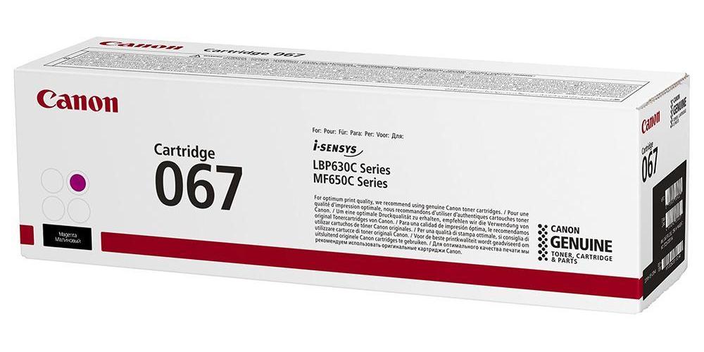 067 Genuine Toner Cartridge, Magenta 1250 Pages - 5100C002
