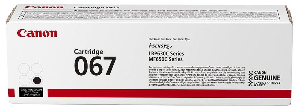 067 Genuine Toner Cartridge, Black 1350 Pages - 5102C002