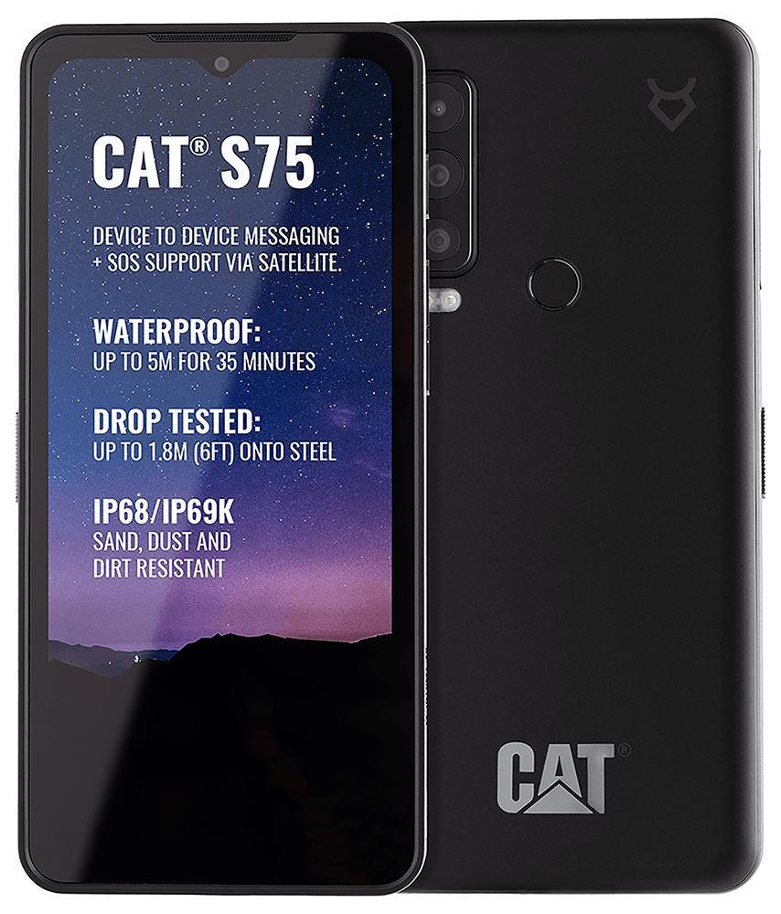 CAT S75 Rugged 6.58" 128GB Smartphone, Black - BM1S1B