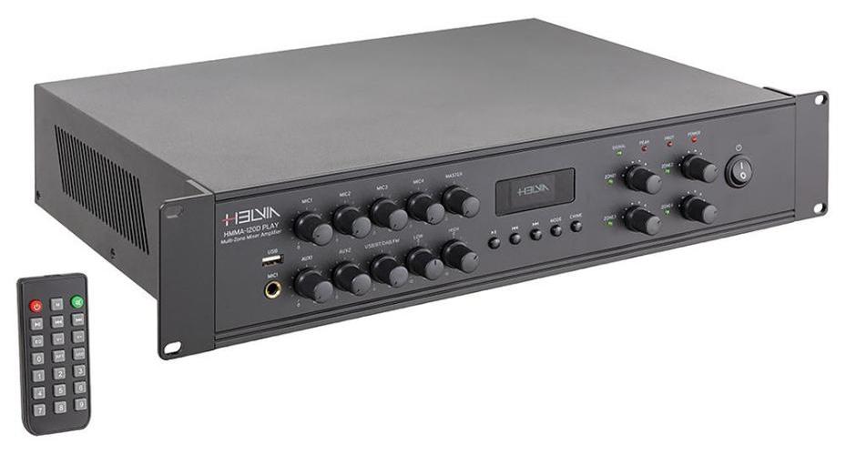 4-Zone Class D Mixer Amplifier, 120W - HMMA-120DPLAY