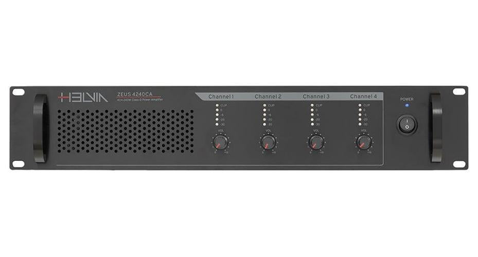 4CH Class D Power Amplifiers, 240W - ZEUS 4240CA
