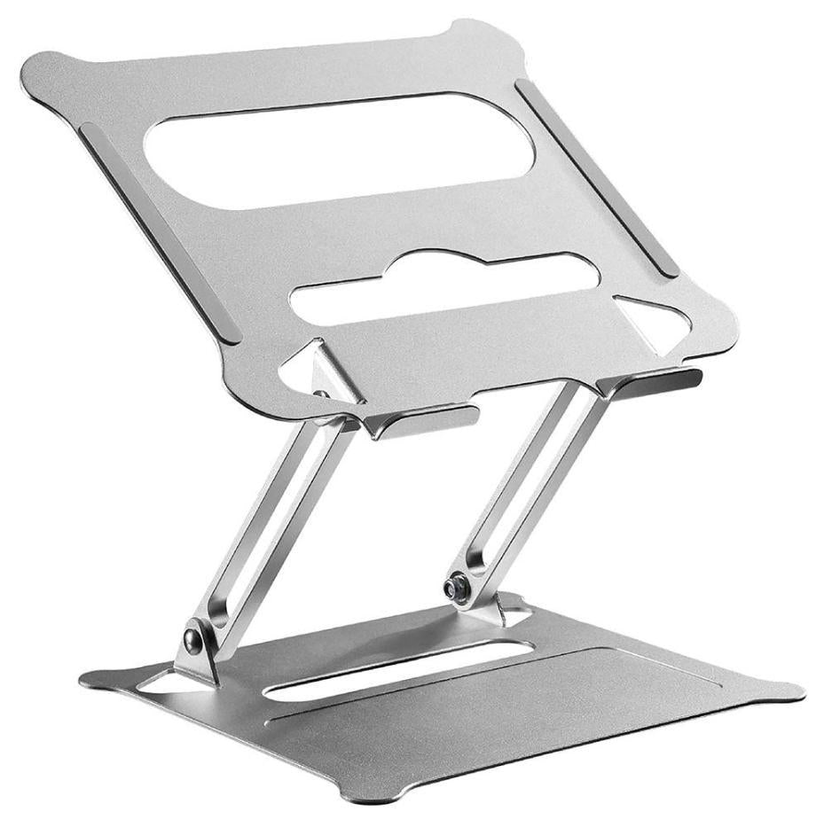Aluminium Laptop Riser Stand, Silver - P-LSA1