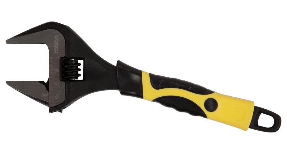 8" (200mm) Extra Wide Jaw Slimline Adjustable Wrench - 19030