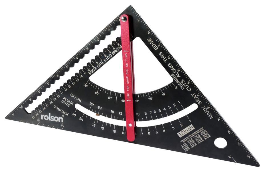 12" (300mm) Adjustable Rafter Speed Square - 50859