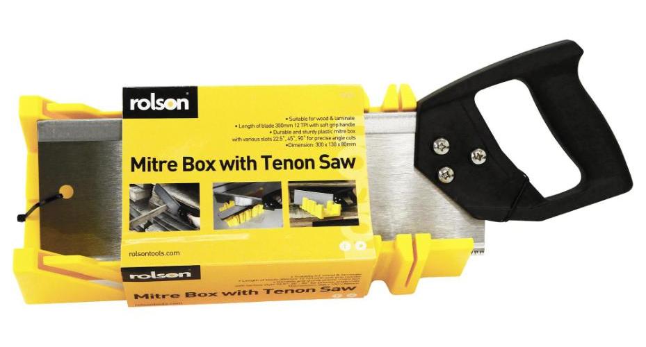 Tenon Saw & Plastic Mitre Box - 300mm x 130mm x 80mm - 58262