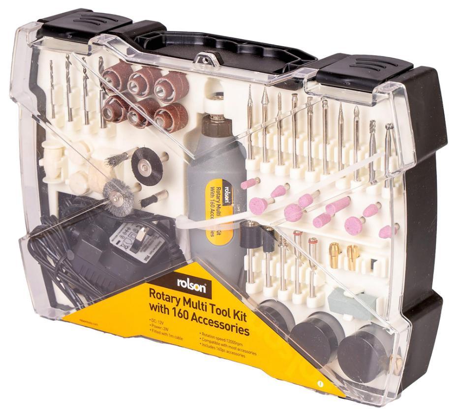 2W Mini Rotary Tool & 160 Piece Accessory Kit - 59245