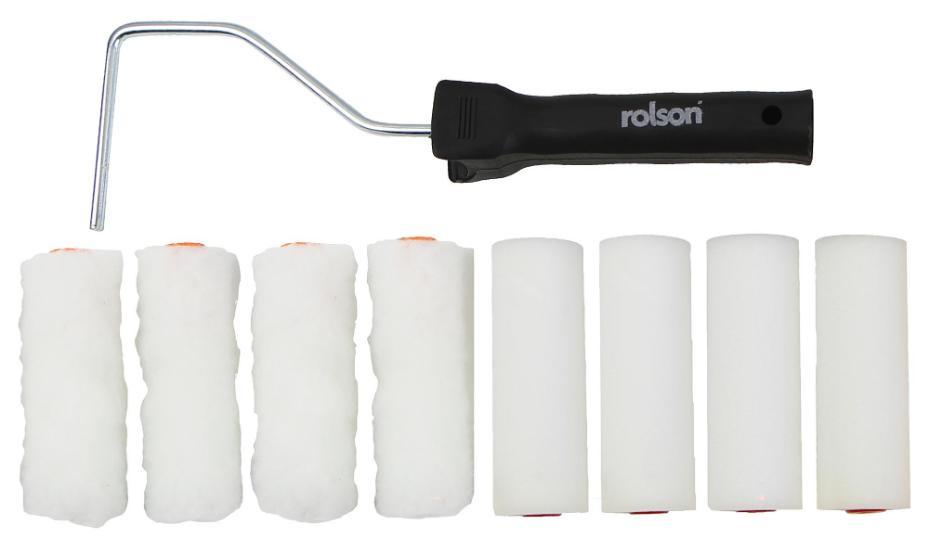 4" (100mm) Mini Paint Roller Set, 9 Piece - 61131