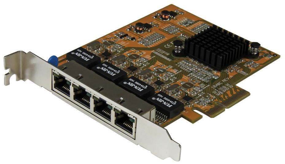 4 Port PCI-Express Gigabit Network Card - ST1000SPEX43