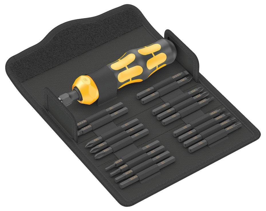 Kraftform Kompakt Impact Screwdriver & Bit Set, 19 Piece - 05018110001