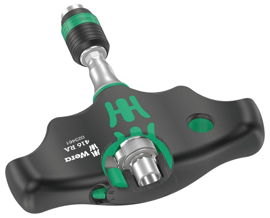 1/4" Hex T-Handle Bit Holder Screwdriver with Ratchet Function - 05023461001