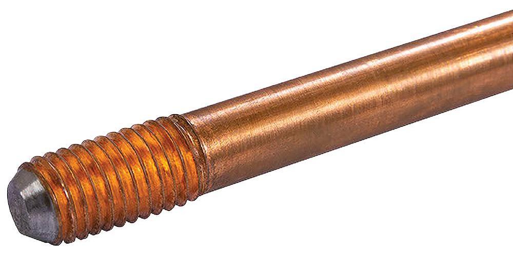 Threaded Earthing Rod, 5/8", 1.2m - QEP5812T