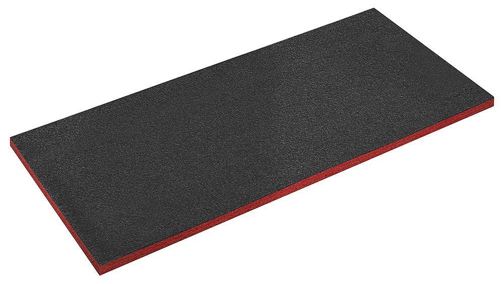 1200mm x 550mm x 30mm Easy Peel Shadow Foam® Tray Insert for Tool Cabinets, Tool Boxes & Cases, Red/Black - SF30R
