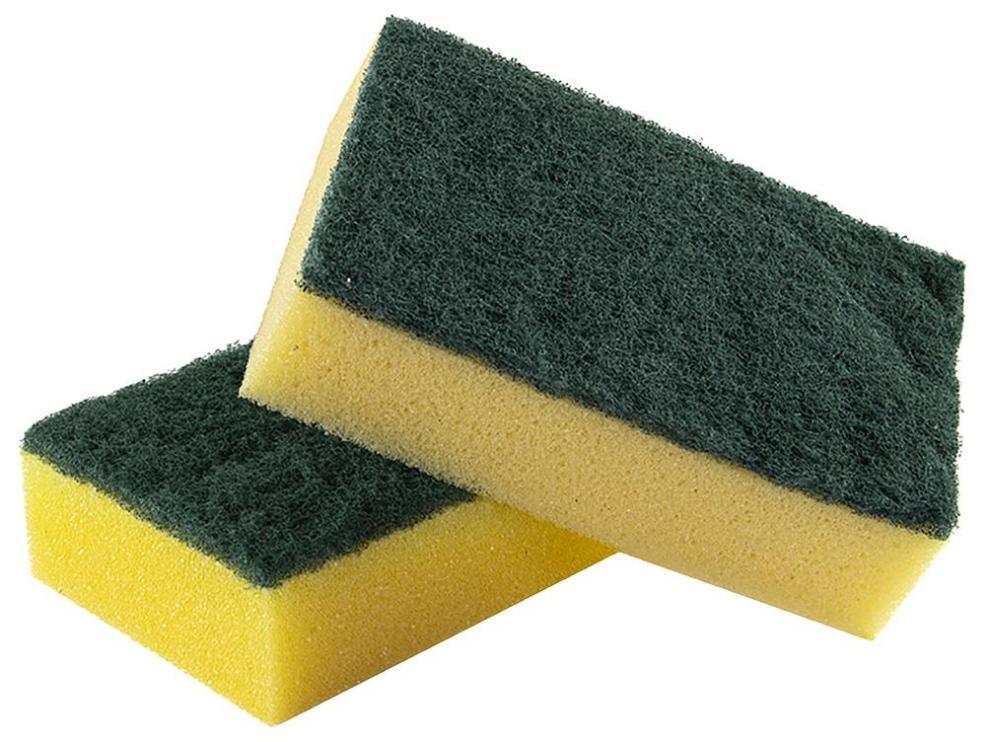Cleaning Sponge Scourers, 10 Pack - 102426