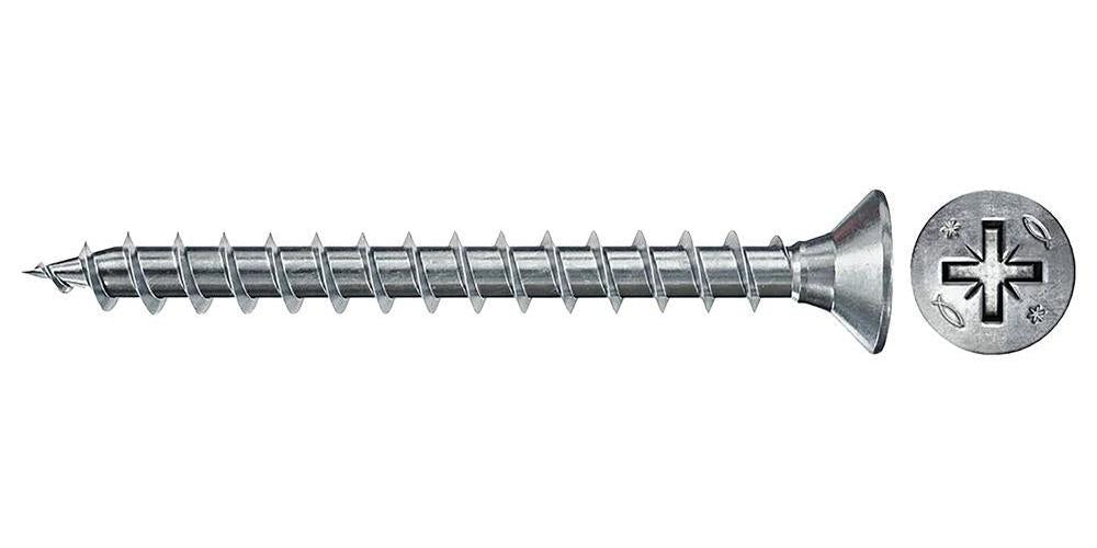 5mm x 30mm PowerFast FPF II CZF Countersunk Pozidriv Wood Screws, 200 Pack - 670392