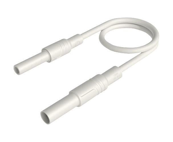 4mm Banana Plug Test Lead, 1kV, 32A, 1m, White - 934046107