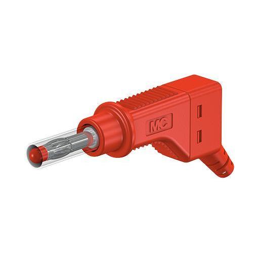4MM PLUG, SHROUDED, RED - 66.9328-22