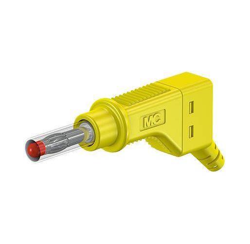 4MM PLUG, SHROUDED, YELLOW - 66.9328-24