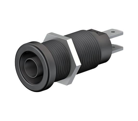 4MM PLUG, SHROUDED, BLACK - 66.9131-21