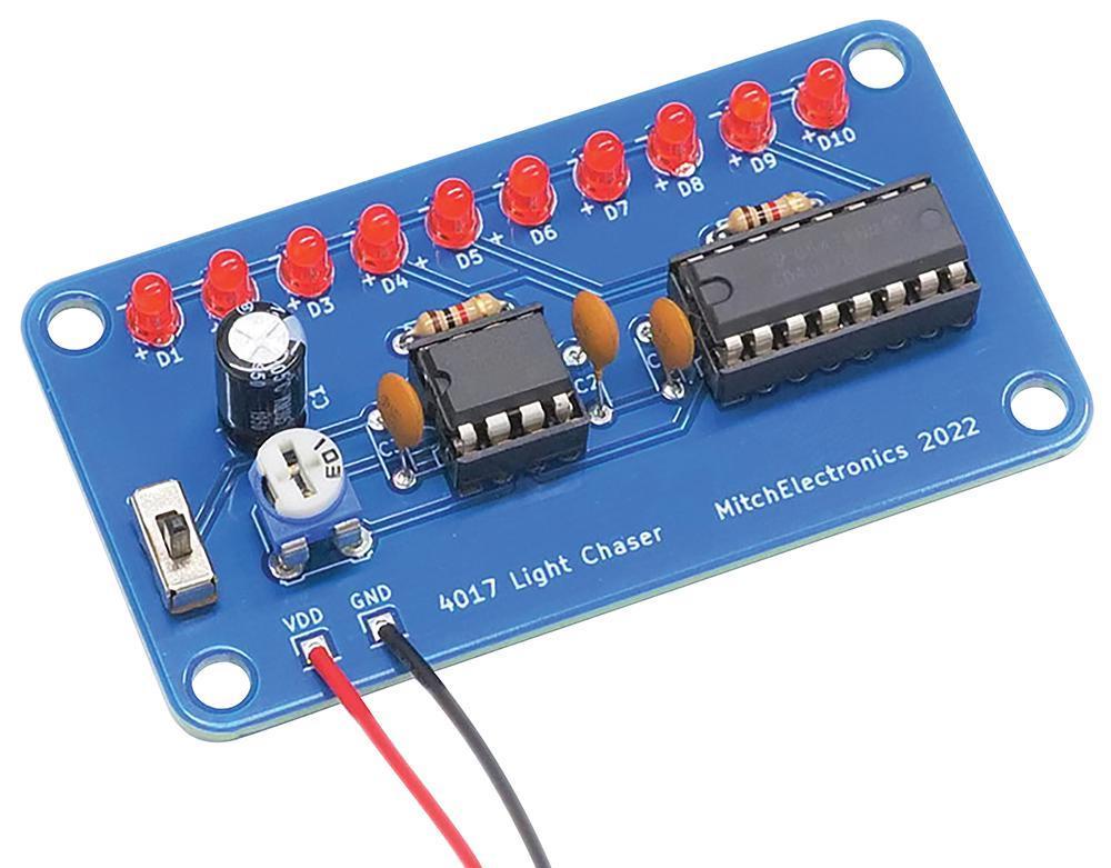 4017 Light Chaser Project Kit - 4017LC