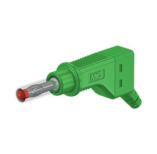 4MM PLUG, SHROUDED, GREEN - 66.9328-25