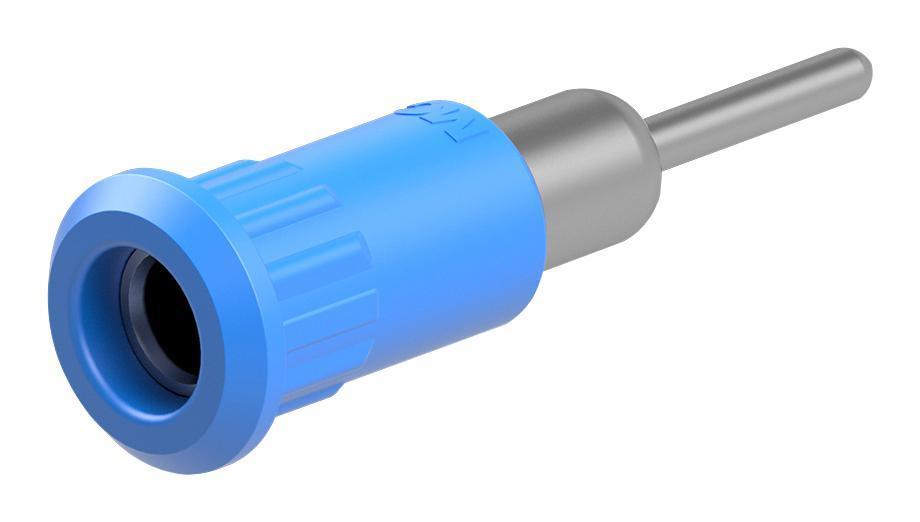 4MM SOCKET, METAL, BLUE, 25A, RP, P/FIT - 64.3011-23