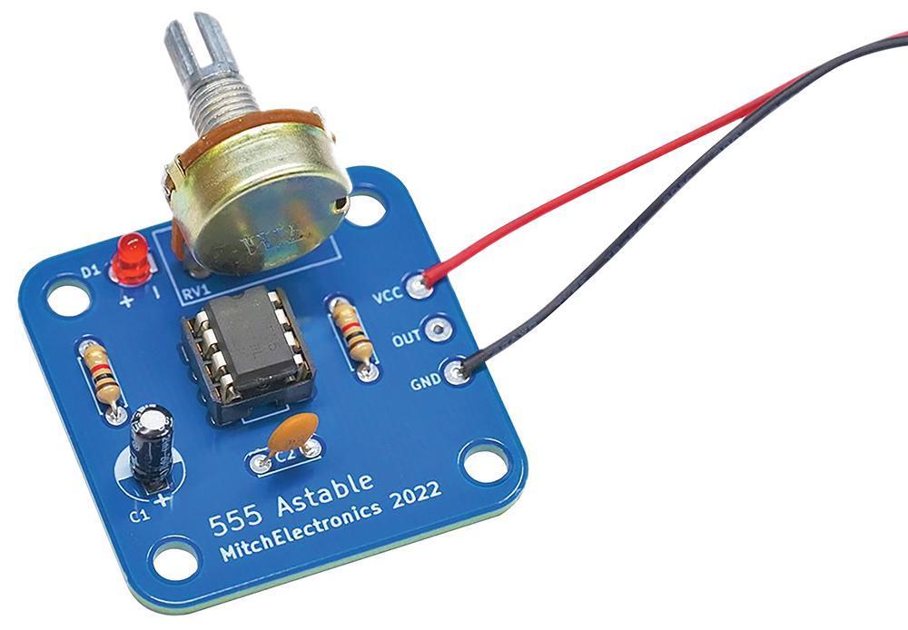 555 Astable Circuit Project Kit - 555ASTABLE