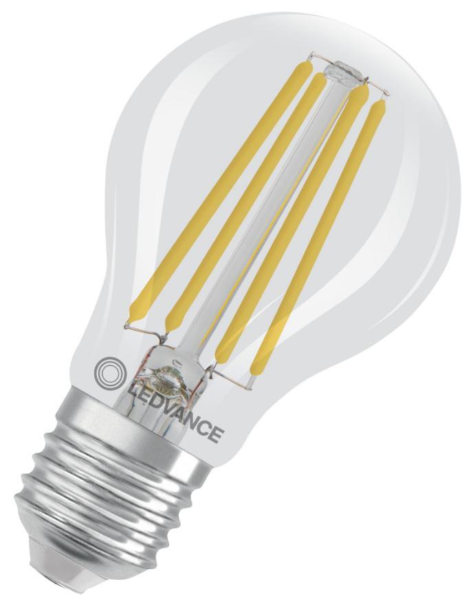 5W LED Filament GLS Bulb, E27, 3000K, 1055lm, Non-Dimmable - 4099854060113
