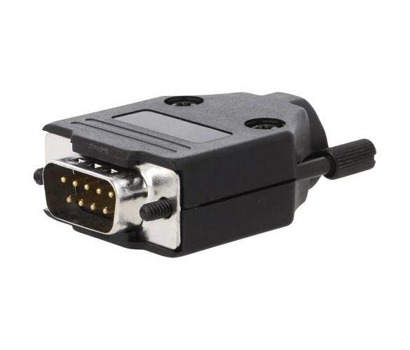 D SUB KIT, 9 PIN , PLUG, DE, SOLDER - MP010155