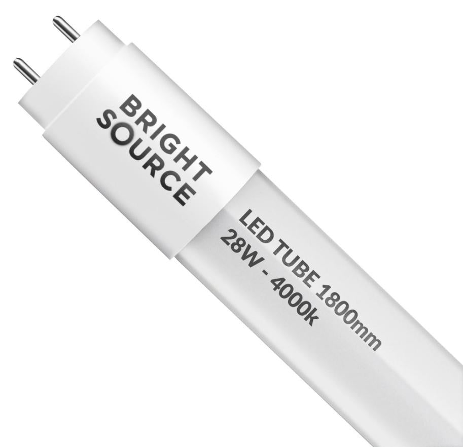 28W LED T8 Tube with LED Starter, G13, 4000K, 2800lm, 6ft - 237884