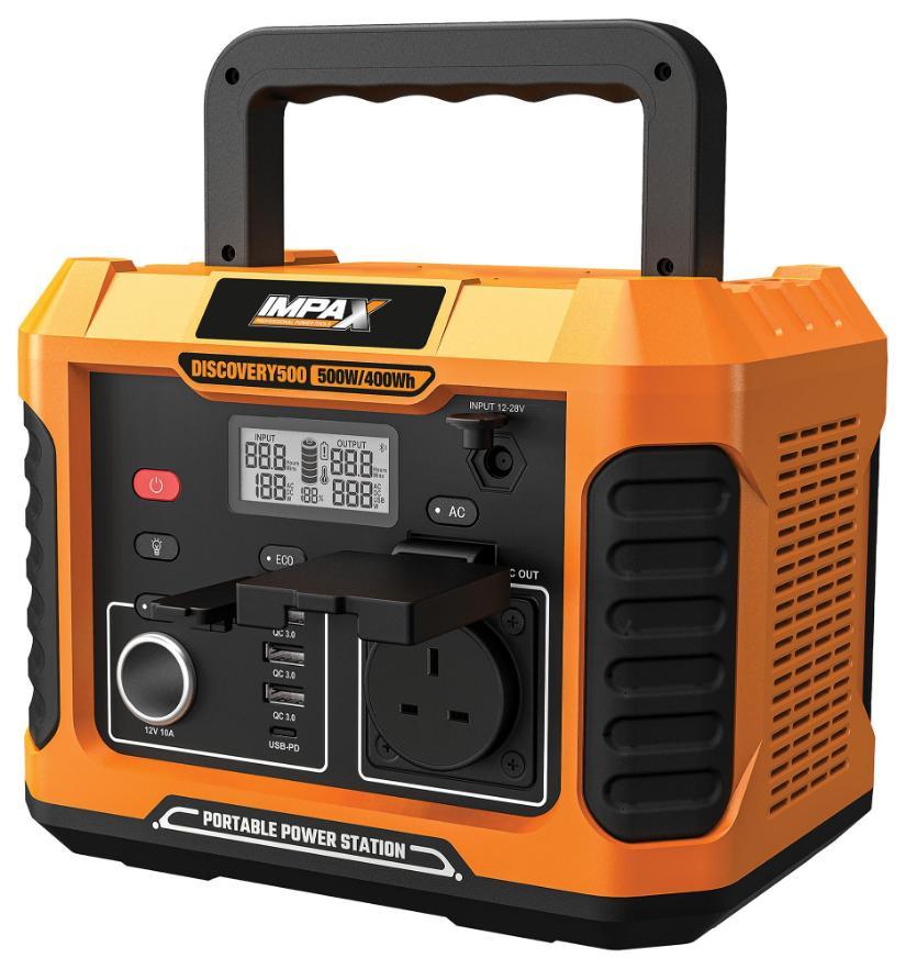Discovery Portable Power Station, 400Wh - DISCOVERY 500