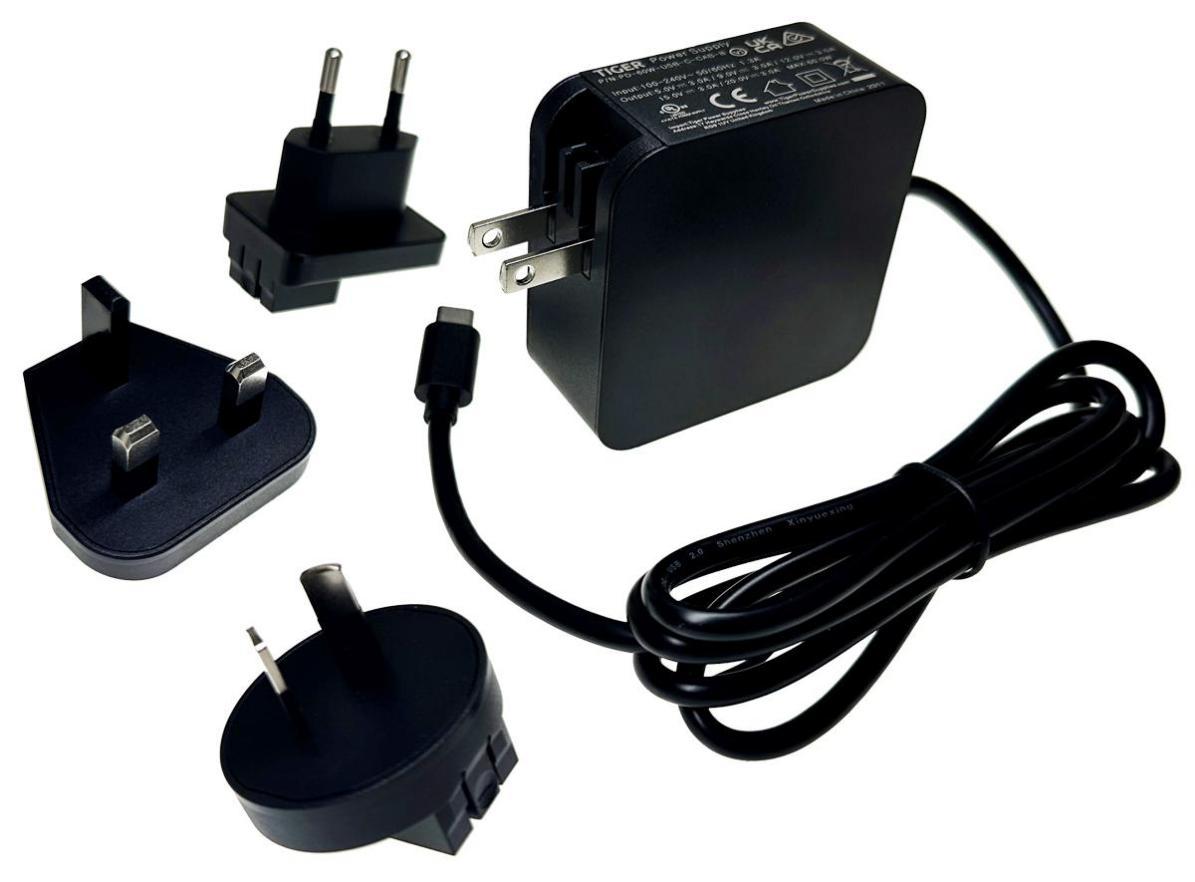 USB C PD Fast Charger with Power Delivery & Cable, 1x USB C, 60W - PD-60W-USB-C-CAB-B
