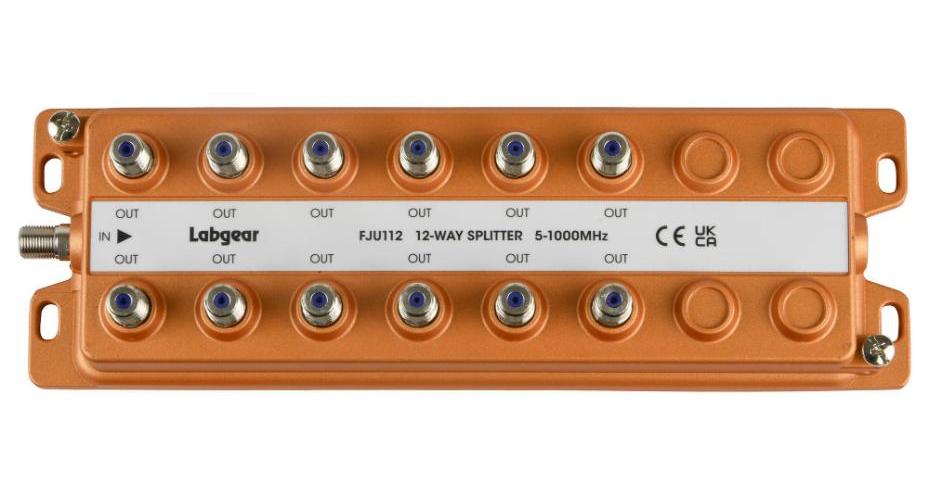 UHF Splitter, 12 Way, 5-1000MHz - FJU112