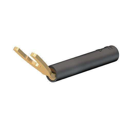 TERMINAL, CRIMP, FORK, BLACK+RED, PAIR - 23.0440-21+23.0440-22