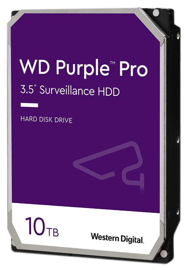 WD Purple Pro Surveillance 3.5" Internal HDD SATA 6Gb/s, 10TB - WD101PURP