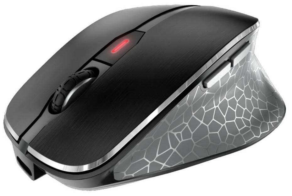 CHERRY MW 8C ERGO Wireless RF / Bluetooth Mouse, Black - JW-8600