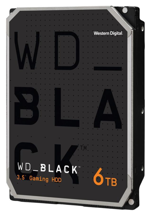 WD Black 3.5" Internal HDD SATA 6Gb/s - 6TB, 7200RPM - WD6004FZWX