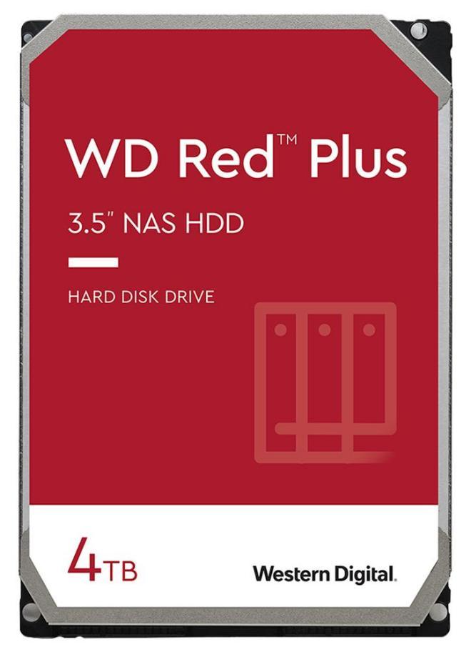 WD Red Plus NAS 3.5" Internal HDD SATA 6Gbps, 4TB - WD40EFPX