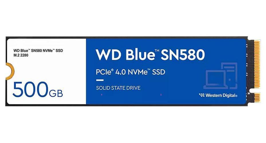 WD Blue SN580 NVMe M.2 2280 Solid State Drive, 500GB - WDS500G3B0E