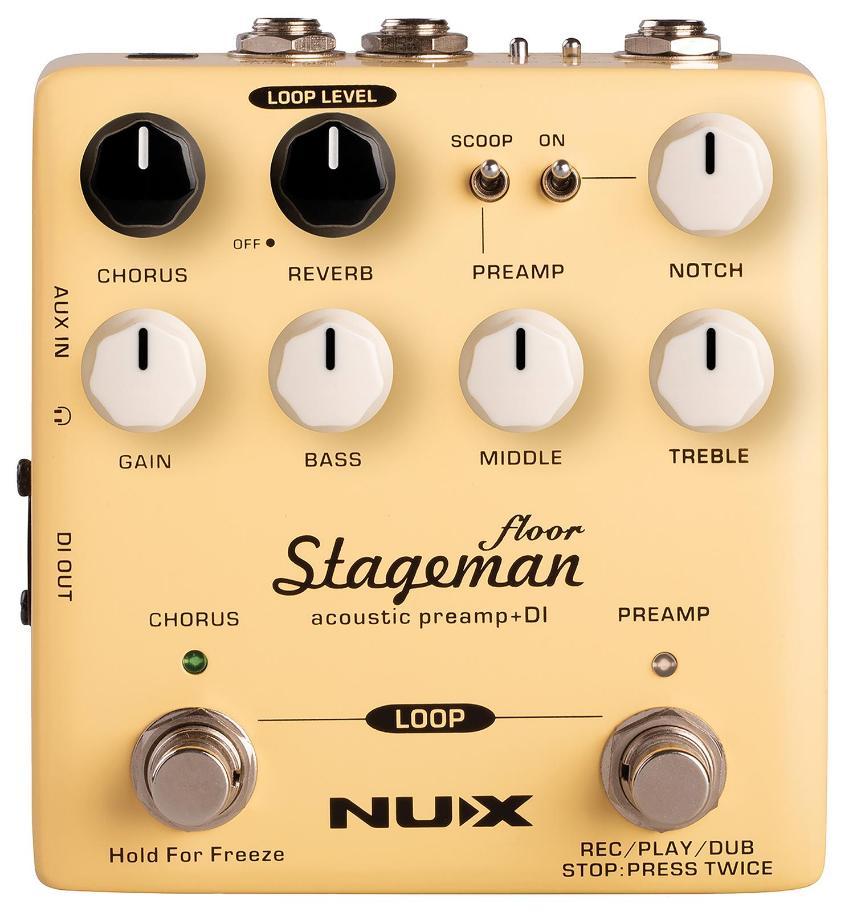 NAP-5 Stageman Floor Acoustic Preamp & DI Effects Pedal - NAP-5